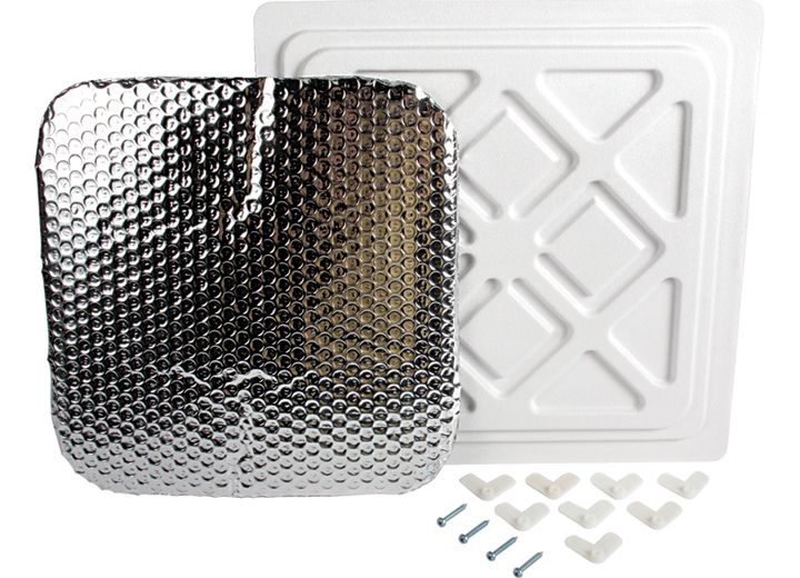 Ventcoverdual(inside)14inx14in Whitew/clips&screws, made by Camco - 45651 Ventcoverdual(inside)14inx14in Whitew/clips&screws, made by Camco - 45651