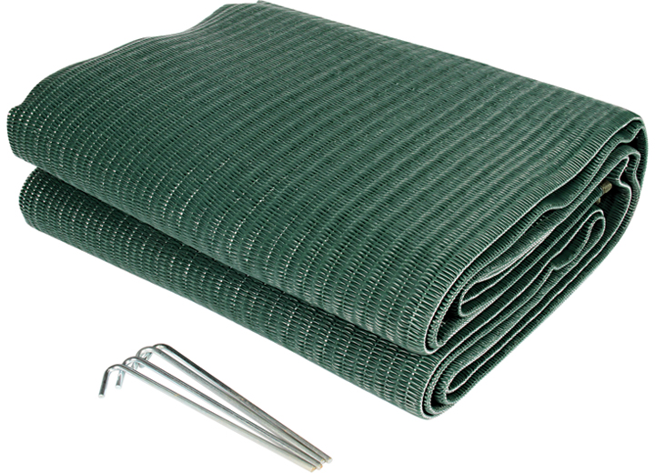 Awning Leisure Mat 6ft X 9ft Green Reversible, made by Camco - 42880 Awning Leisure Mat 6ft X 9ft Green Reversible, made by Camco - 42880