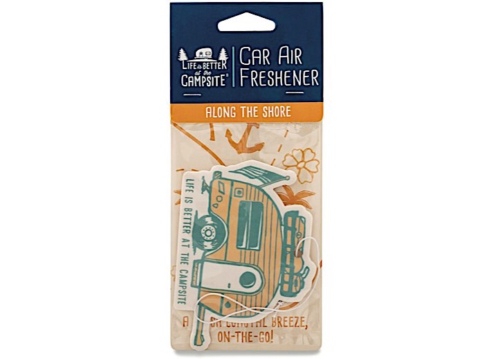 Life Is Better At The Campsite Air Freshener Along The Shore, made by Camco - 53363 Life Is Better At The Campsite Air Freshener Along The Shore, made by Camco - 53363