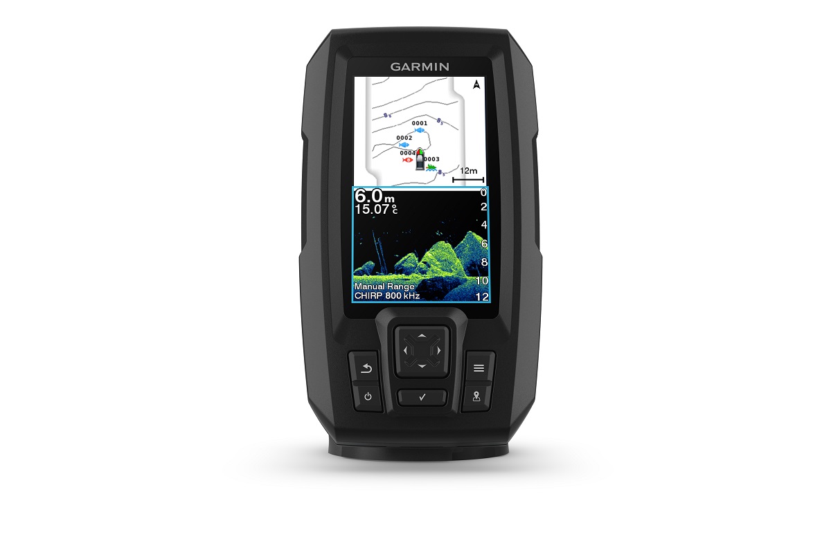 Garmin Striker Vivid 4cv 3.5"" Fishfinder Gps Track Plotter With Gt20, made by Garmin - 010-02550-00 Garmin Striker Vivid 4cv 3.5"" Fishfinder Gps Track Plotter With Gt20, made by Garmin - 010-02550-00