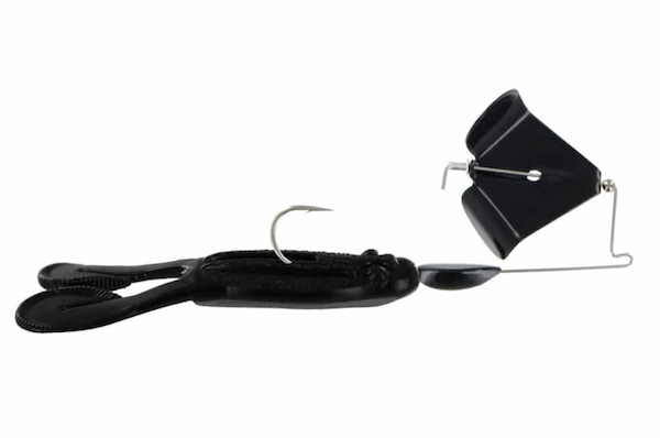 Big Bite 3/8oz Suicide Toad Buzz Blk/blk, made by Big Bite Baits - STBUZZ38-02