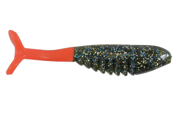 Garland Slab Huntr 10pk Blugil/fire, made by Gene Larew Baits - BGSH1810-10