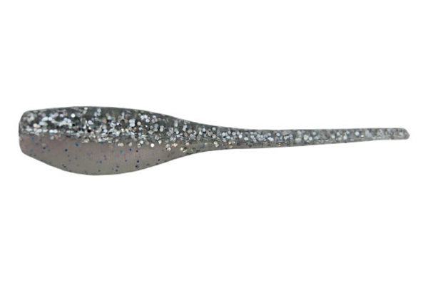 Garland 2" Baby Shad Diamond Mist, made by Gene Larew Baits - BGBS377-18