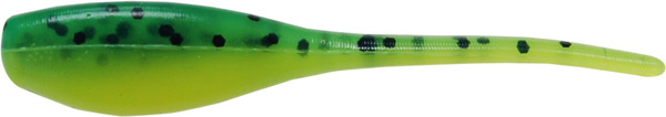 Garland 2" Baby Shad Green Hornet, made by Gene Larew Baits - BGBS281-18
