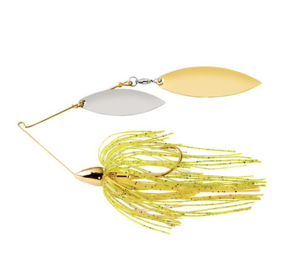 War Eagle Gld Dbl Wil Spinnerbt Sun Perch, made by War Eagle Baits - WE38GW34