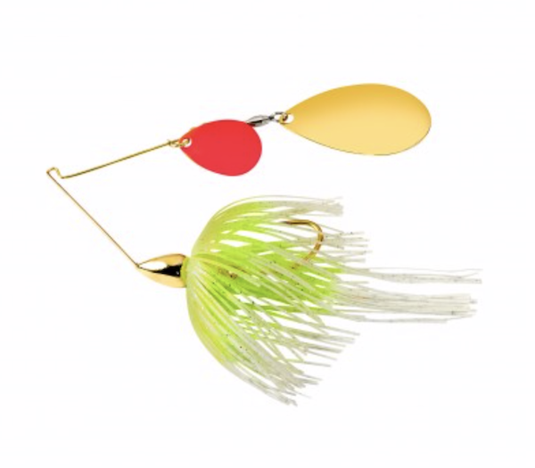 War Eagle Gld Tandem Ind Spinnerbt Wht Cht, made by War Eagle Baits - WE12GINRK02