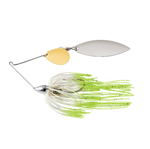 War Eagle Nkl Tand Wil Spnrbt Hot Wht Shad, made by War Eagle Baits - WE38NT25