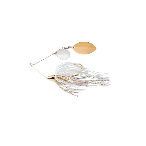 War Eagle Gld Fin. Col/turtle Spnr Wht Gld, made by War Eagle Baits - WE516G01G War Eagle Gld Fin. Col/turtle Spnr Wht Gld, made by War Eagle Baits - WE516G01G