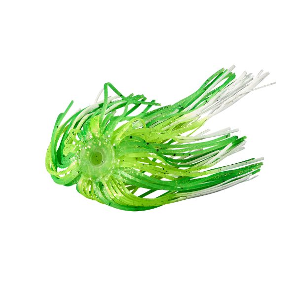 War Eagle Skirt Replacement White Lime Cht, made by War Eagle Baits - WESK40