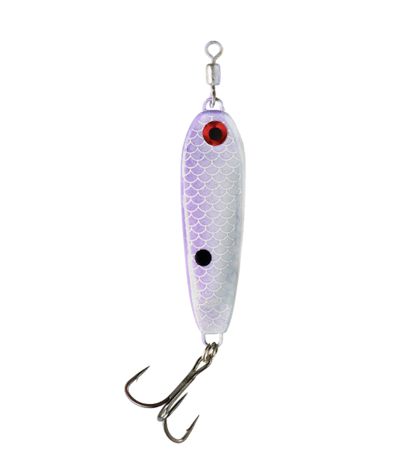 War Eagle Jiggin Spoon Purple Shad, made by War Eagle Baits - WE12JS329