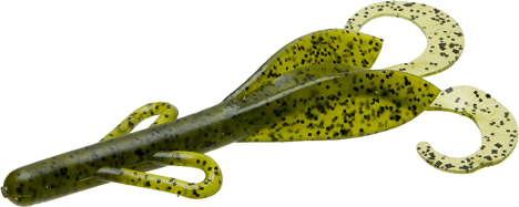 Zoom 6" Brush Hog 8bg Wat Seed, made by Zoom Baits - 022-19