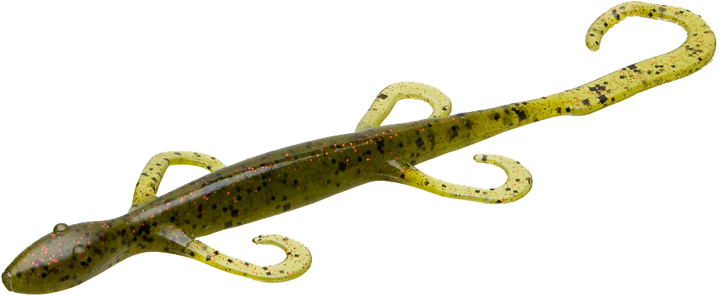 Zoom 8"mag Lizard 9bg Wat Red, made by Zoom Baits - 033-54