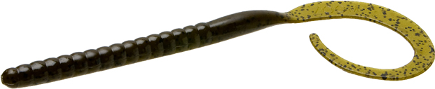 Zoom Ol Monster 10.5" 9bg Grn Pmpk, made by Zoom Baits - 026-25