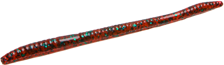 Zoom 43/4 Finesse Worm Redbug, made by Zoom Baits - 004-21