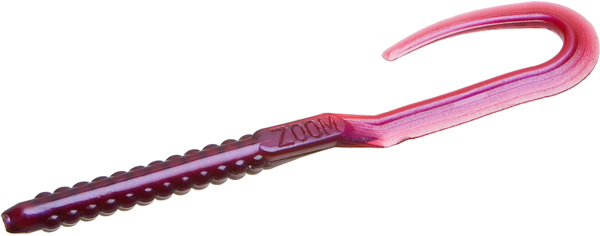 Zoom 6" U-tale Worm 20bg-teq.sunris, made by Zoom Baits - 001-48