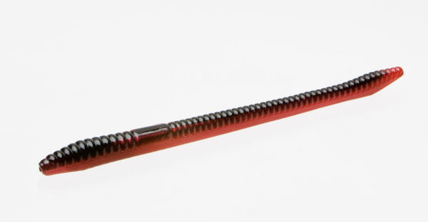Zoom Finesse 4.75" 20bg-red Shad, made by Zoom Baits - 004-029