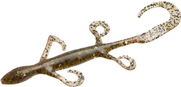 Zoom 6" Lizard 9bg Mossy Pumpkin, made by Zoom Baits - 002-02