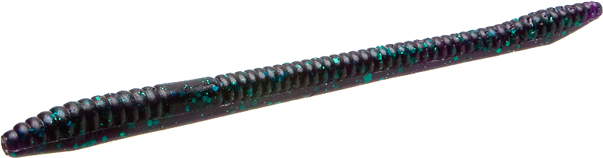 Zoom 43/4 Finesse Worm Junebug, made by Zoom Baits - 004-05