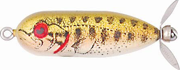 Heddon Tiny Torpedo 1/4 Gfin Gld Bass, made by Heddon Baits - 360-GBB Heddon Tiny Torpedo 1/4 Gfin Gld Bass, made by Heddon Baits - 360-GBB