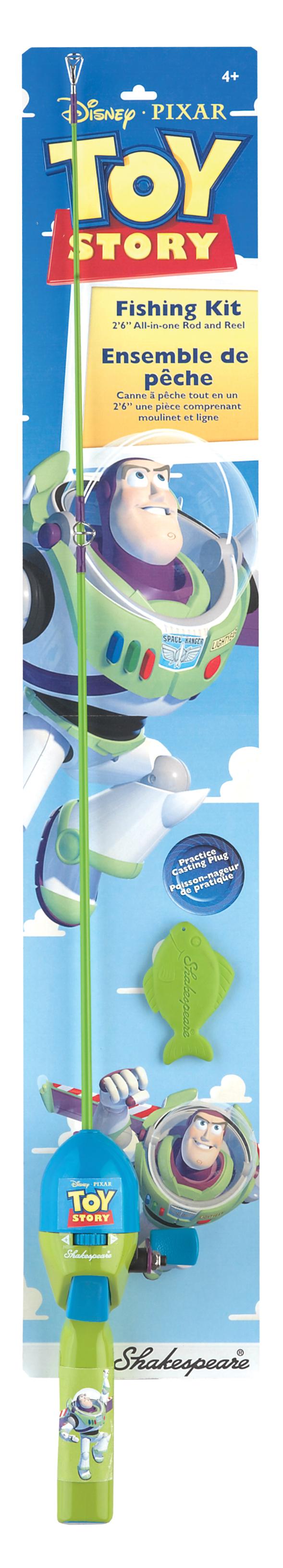 Shakespeare Toy Story 2'6" Spincast Combo, made by Shakespeare Tackle - TOYSTORYKIT Shakespeare Toy Story 2'6" Spincast Combo, made by Shakespeare Tackle - TOYSTORYKIT