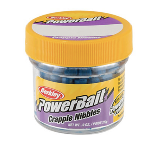 Berk Crappie Nibbles 1oz Blue Neon, made by Berkley - CNBN Berk Crappie Nibbles 1oz Blue Neon, made by Berkley - CNBN