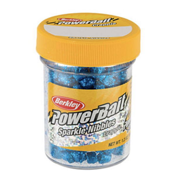 Berk Sparkle Crappie Nibbles Blusap, made by Berkley - SCSN-BLSP Berk Sparkle Crappie Nibbles Blusap, made by Berkley - SCSN-BLSP