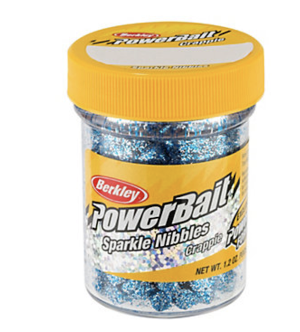 Berk Sparkle Crappie Nibbles Bluice, made by Berkley - SCSN-BICE Berk Sparkle Crappie Nibbles Bluice, made by Berkley - SCSN-BICE