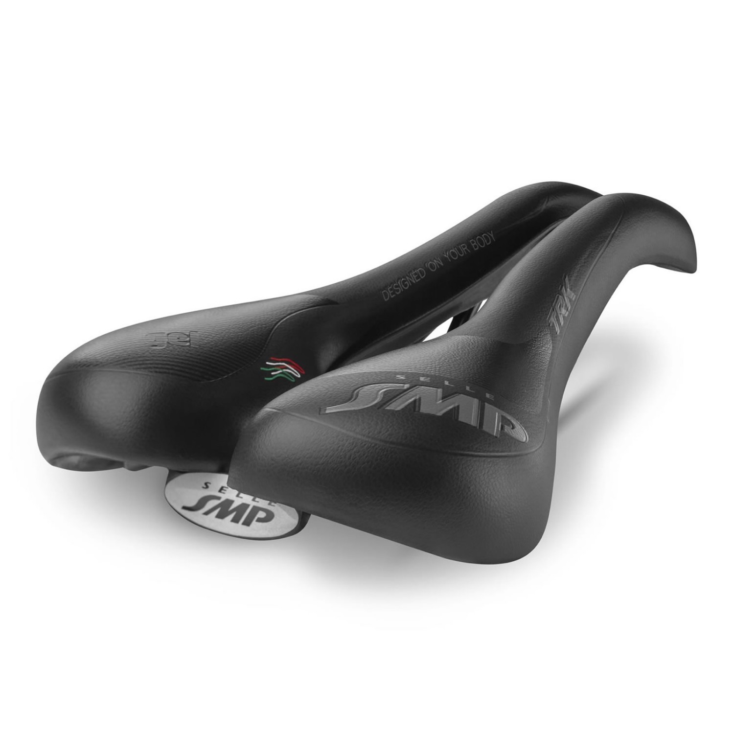 Selle SMP TRK Gel Medium Saddle Black, made by Selle SMP - Selle SMP TRK Gel Medium Saddle Black, made by Selle SMP -