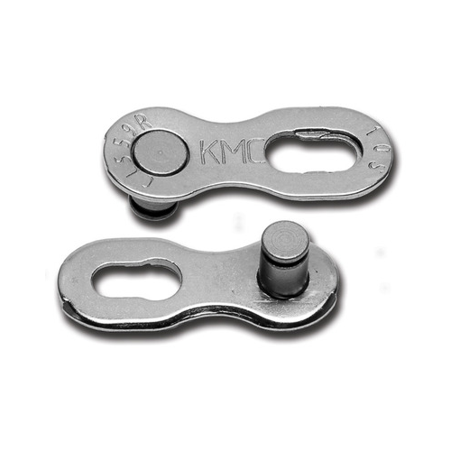 KMC MissingLink Connectors 10R(Reusable) Silver, made by KMC Chain - KMC MissingLink Connectors 10R(Reusable) Silver, made by KMC Chain -