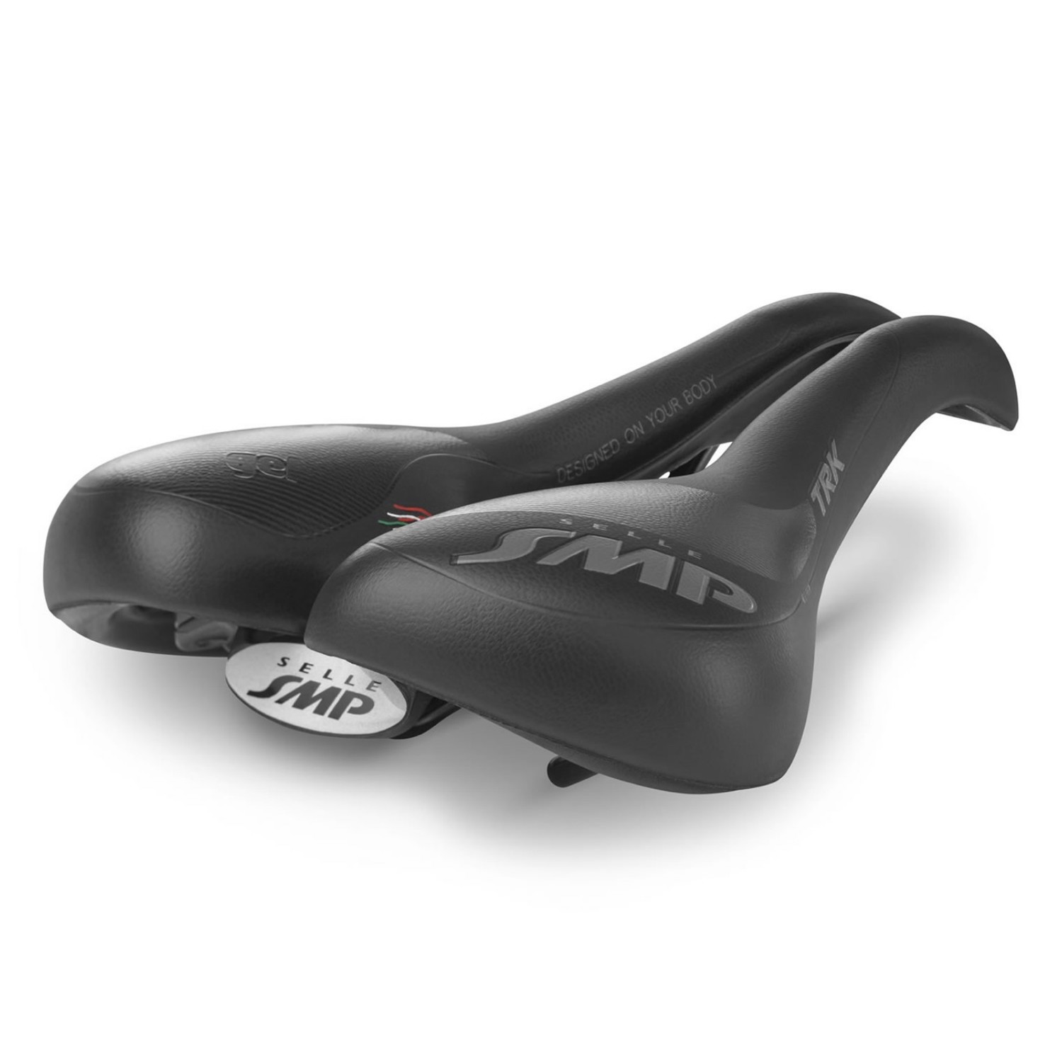 Selle SMP TRK Gel Large Saddle Black, made by Selle SMP - Selle SMP TRK Gel Large Saddle Black, made by Selle SMP -