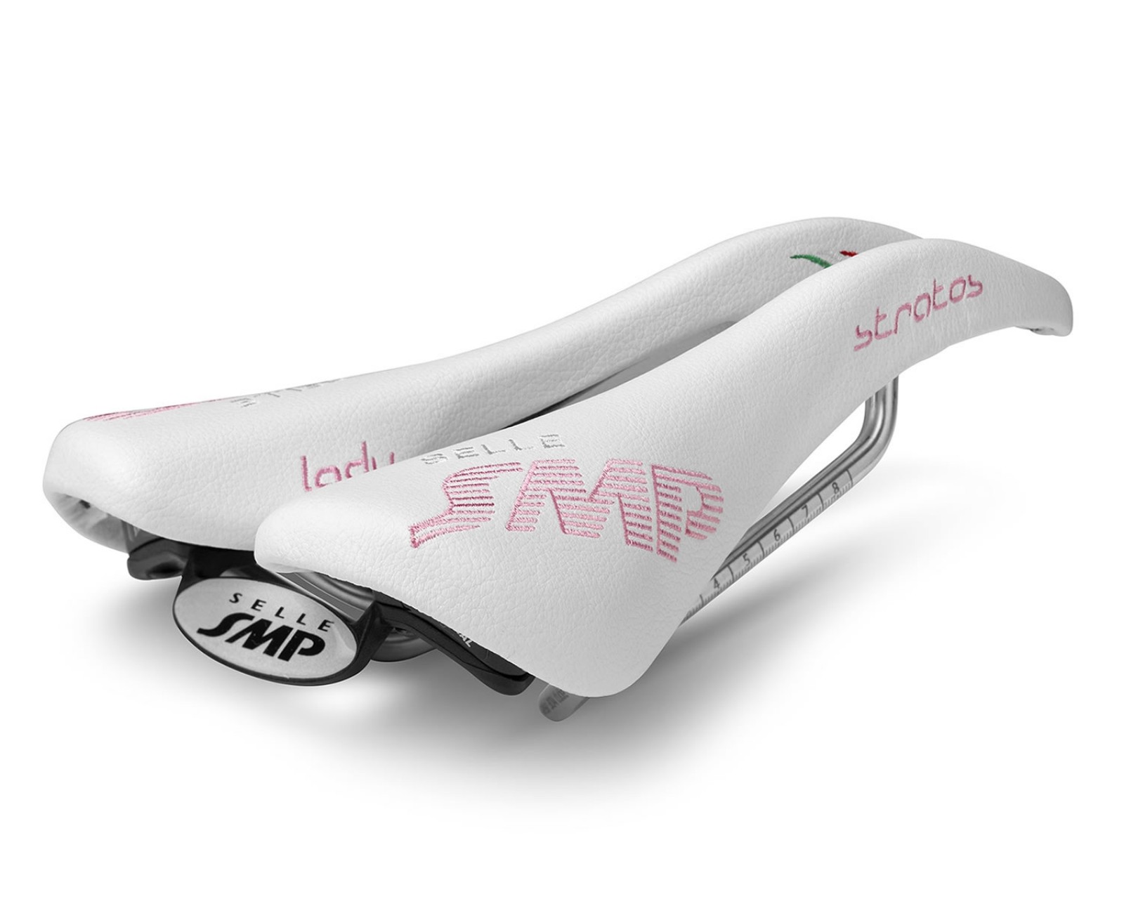 Selle SMP Stratos Saddle Lady White, made by Selle SMP - Selle SMP Stratos Saddle Lady White, made by Selle SMP -