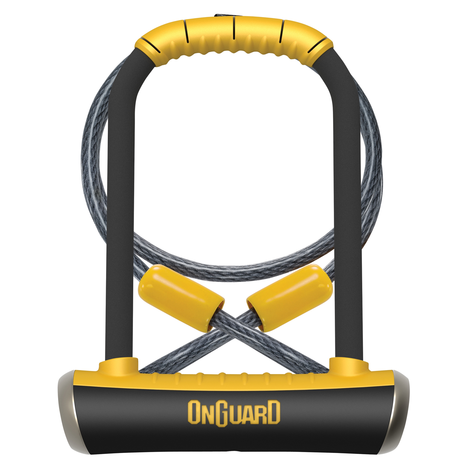 OnGuard Pitbull DT U-Lock w/ 4' cinch loop cable, made by Onguard - OnGuard Pitbull DT U-Lock w/ 4' cinch loop cable, made by Onguard -