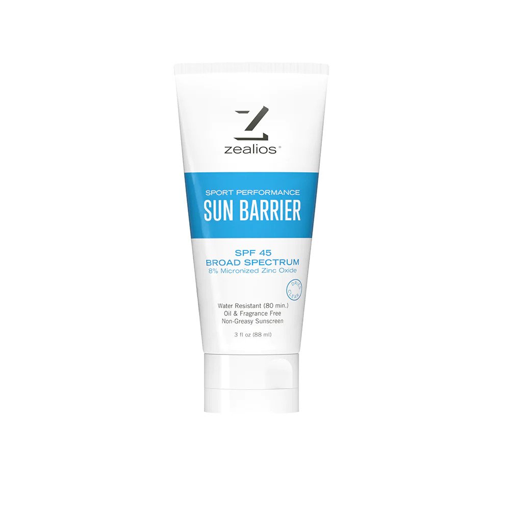 Zealios Sun Barrier SPF 45 Sunscreen 3oz, made by Zealios -