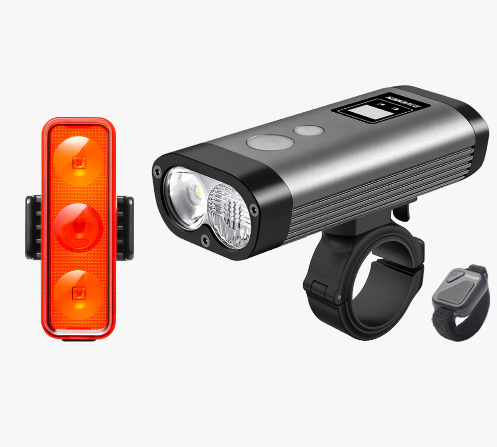 Ravemen LS30 Light Set PR1600 + TR300, made by Ravemen - Ravemen LS30 Light Set PR1600 + TR300, made by Ravemen -