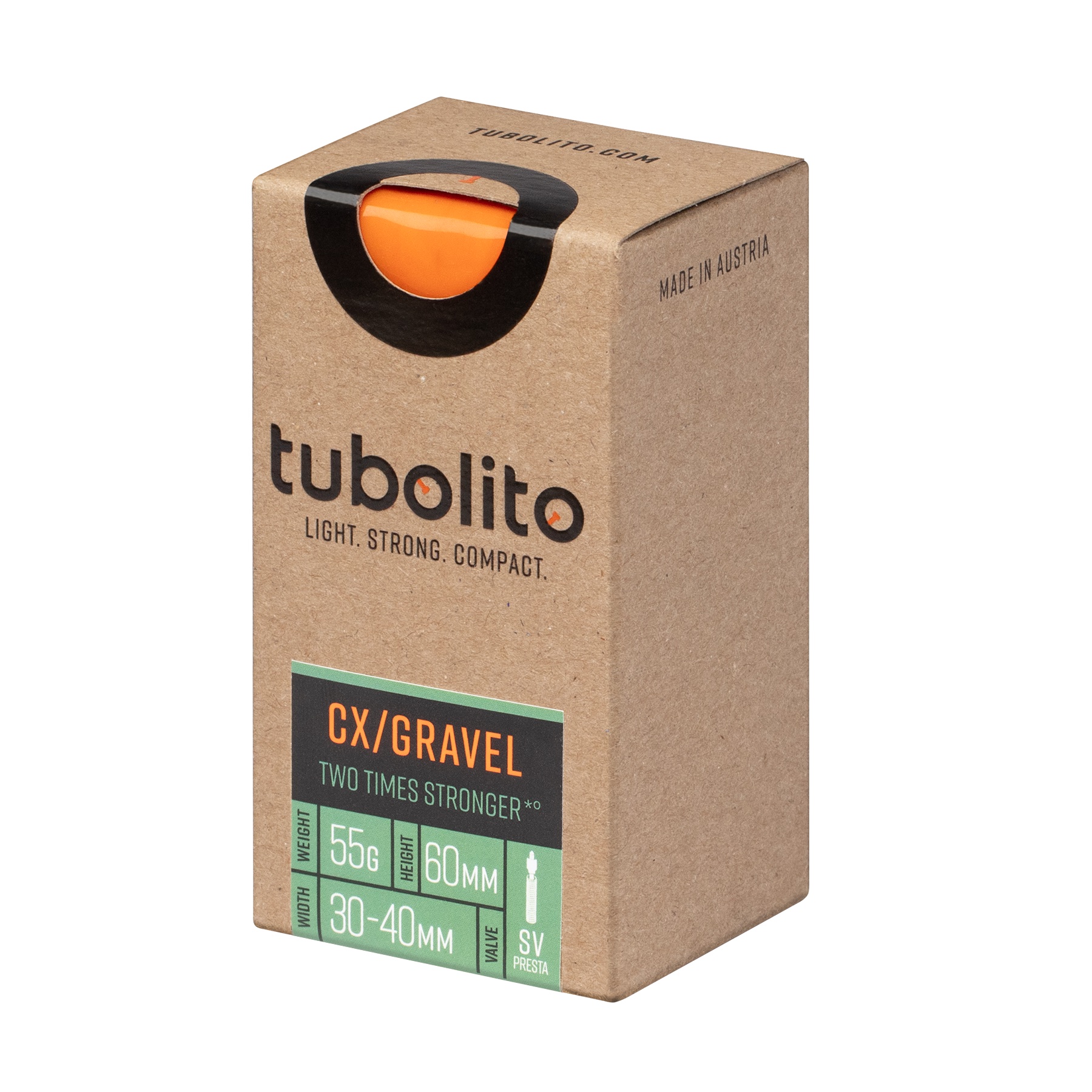 Tubolito Tubo CX Gravel 700C 60mm SV, made by Tubolito - Tubolito Tubo CX Gravel 700C 60mm SV, made by Tubolito -