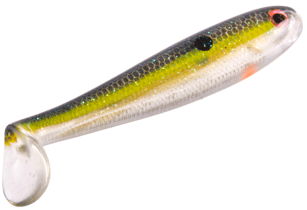 Strike King Shadalicious 4.5" Clear Sxy Shad, made by Strike King Baits - SHDLC4.5-500 Strike King Shadalicious 4.5" Clear Sxy Shad, made by Strike King Baits - SHDLC4.5-500