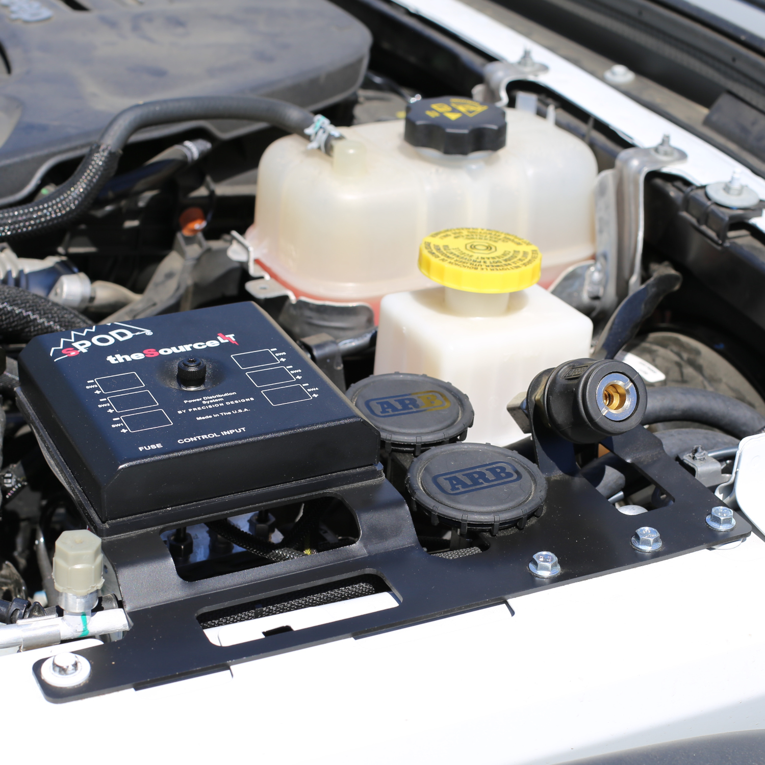 Jeep JL/JLU/Jt Arb Twin Compressor Spod Mounting Bracket Kit Grimm Offroad, made by Grimm Offroad - GOR10120