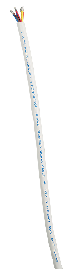 Ancor 20/8 100' Spool Tinned Copper Signal Cable, made by Ancor - 158010