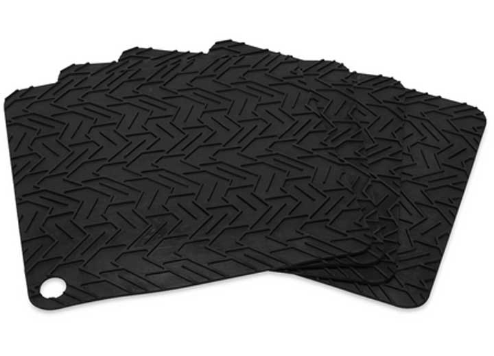 Flexible Base Pad Base 9.5inx10.0in For Leveling Blocks (4pack), made by Camco - 44529 Flexible Base Pad Base 9.5inx10.0in For Leveling Blocks (4pack), made by Camco - 44529