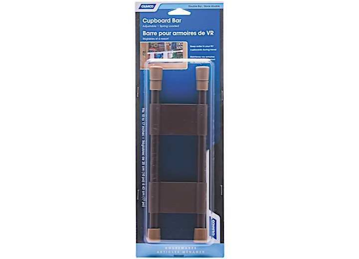 Bar Cupboard Double 10in To 17in Brown (e/f), made by Camco - 44096 Bar Cupboard Double 10in To 17in Brown (e/f), made by Camco - 44096