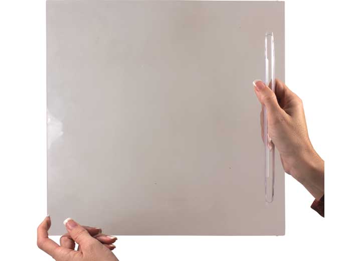 12in Screen Door Slider Flat Clear, made by JR PRODUCTS - 11195