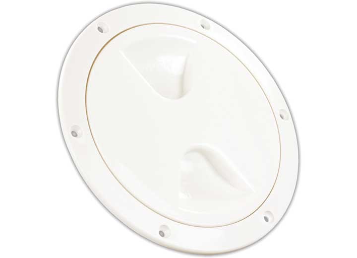 4in Access/deck Plate White, made by JR PRODUCTS - 31005