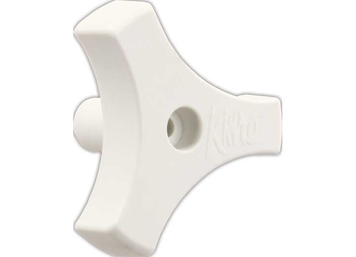 13/16in Trilug Window Knob White, made by JR PRODUCTS - 20185