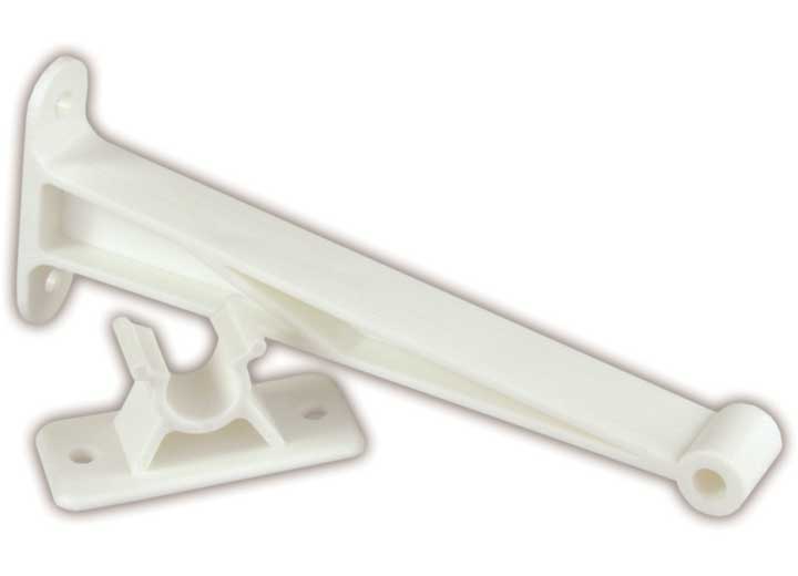 51/2in Cclip Door Holder Polar White, made by JR PRODUCTS - 10374