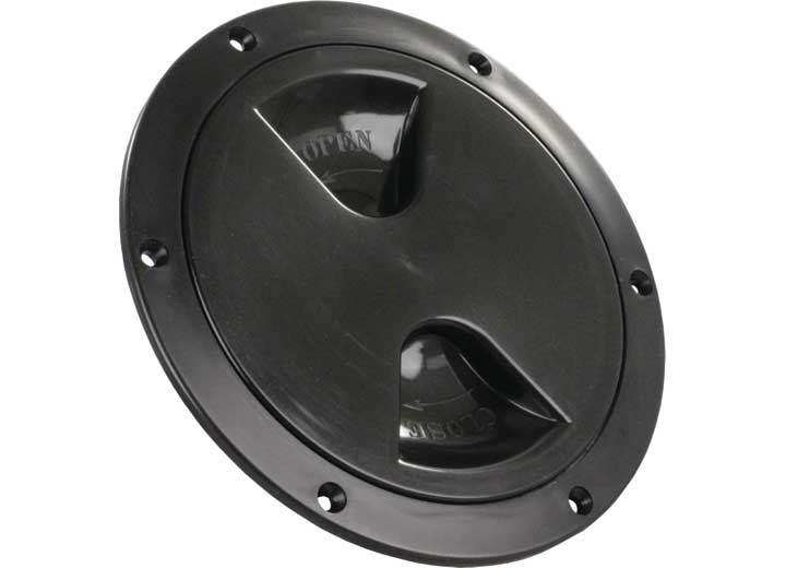 4in Access/deck Plate Black, made by JR PRODUCTS - 31015
