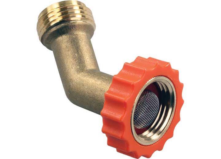 45 Degree Hose Saver Leadfree Brass, made by JR PRODUCTS - 62225