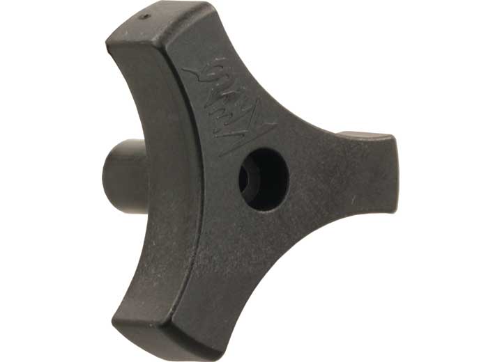 9/16in Trilug Window Knob Black, made by JR PRODUCTS - 20175