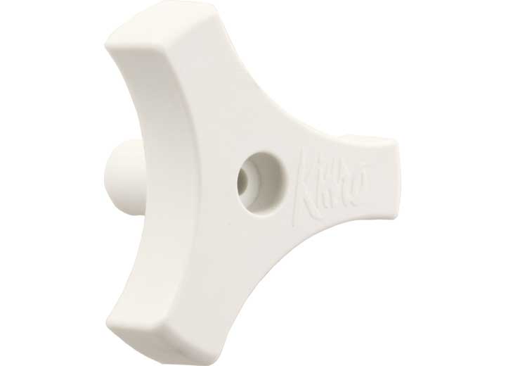 9/16in Trilug Window Knob White, made by JR PRODUCTS - 20165