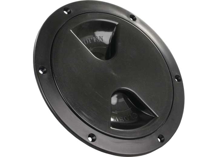 5in Access/deck Plate Black, made by JR PRODUCTS - 31035