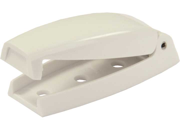 Baggage Door Catch Bullet White, made by JR PRODUCTS - 10234